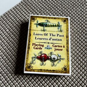 Rivers Edge Lures of the Past Playing Cards Antique Fishing Lures Deck 1550 NEW